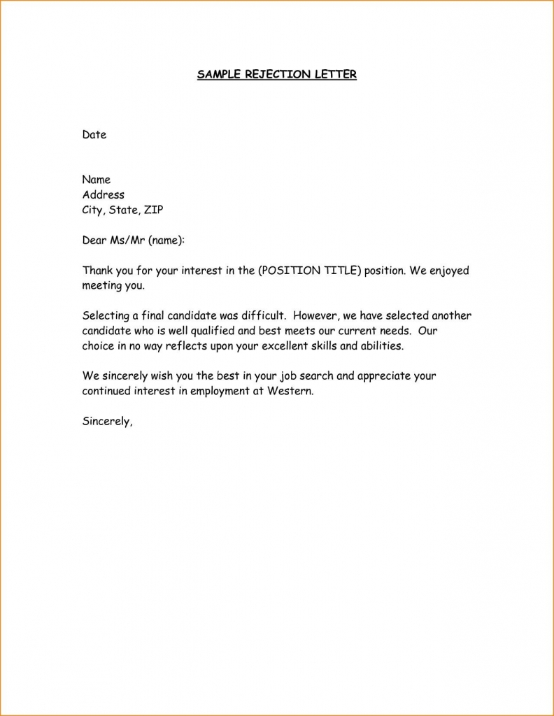 How To Write A Letter Of Continued Interest Free Letter Templates