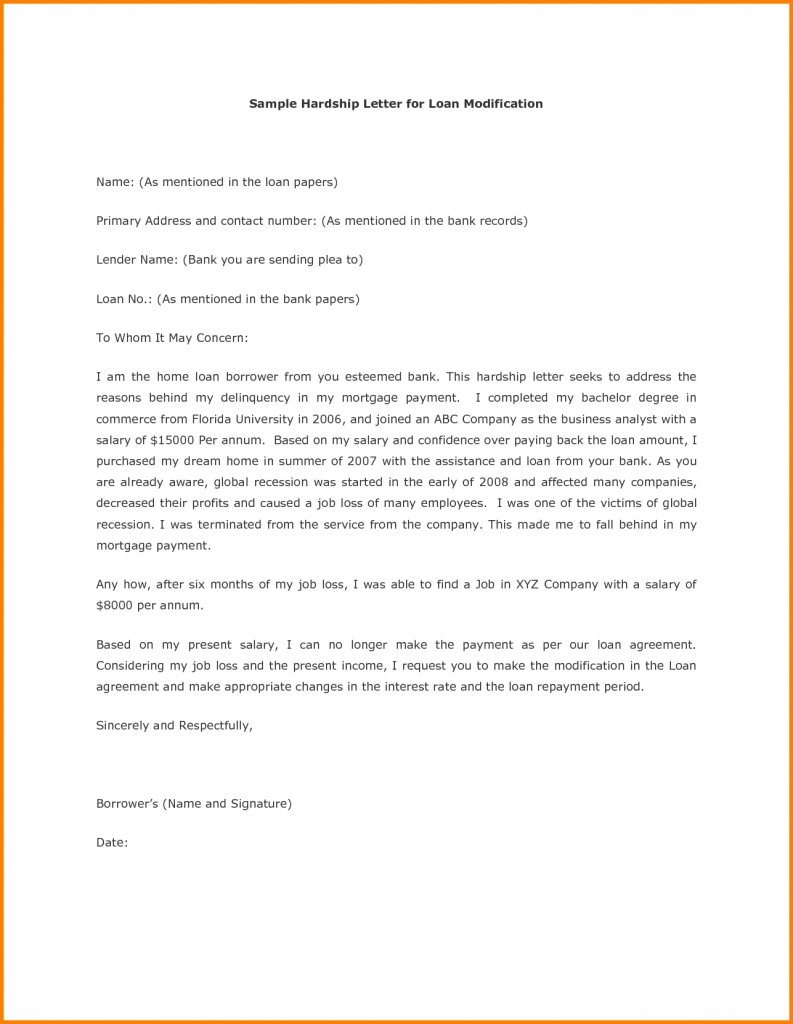 5+ Example Of Hardship Letter For Immigration | Penn Working Papers