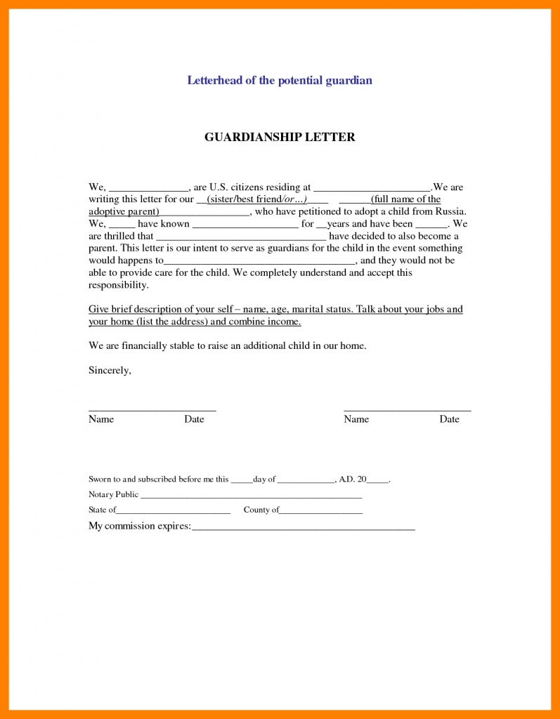 guardianship-letter-sample-free-letter-templates