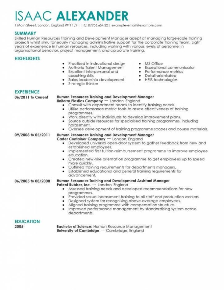human resources resume objective examples free letter career objective human resources