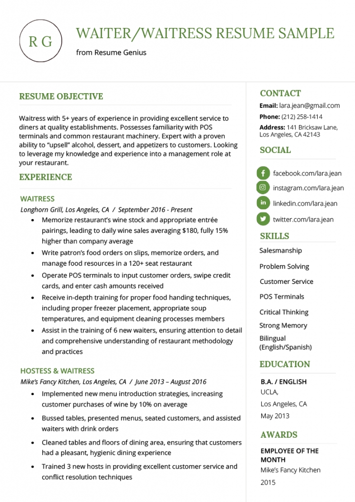 Chronological Resume Samples &amp; Writing Guide | Rg