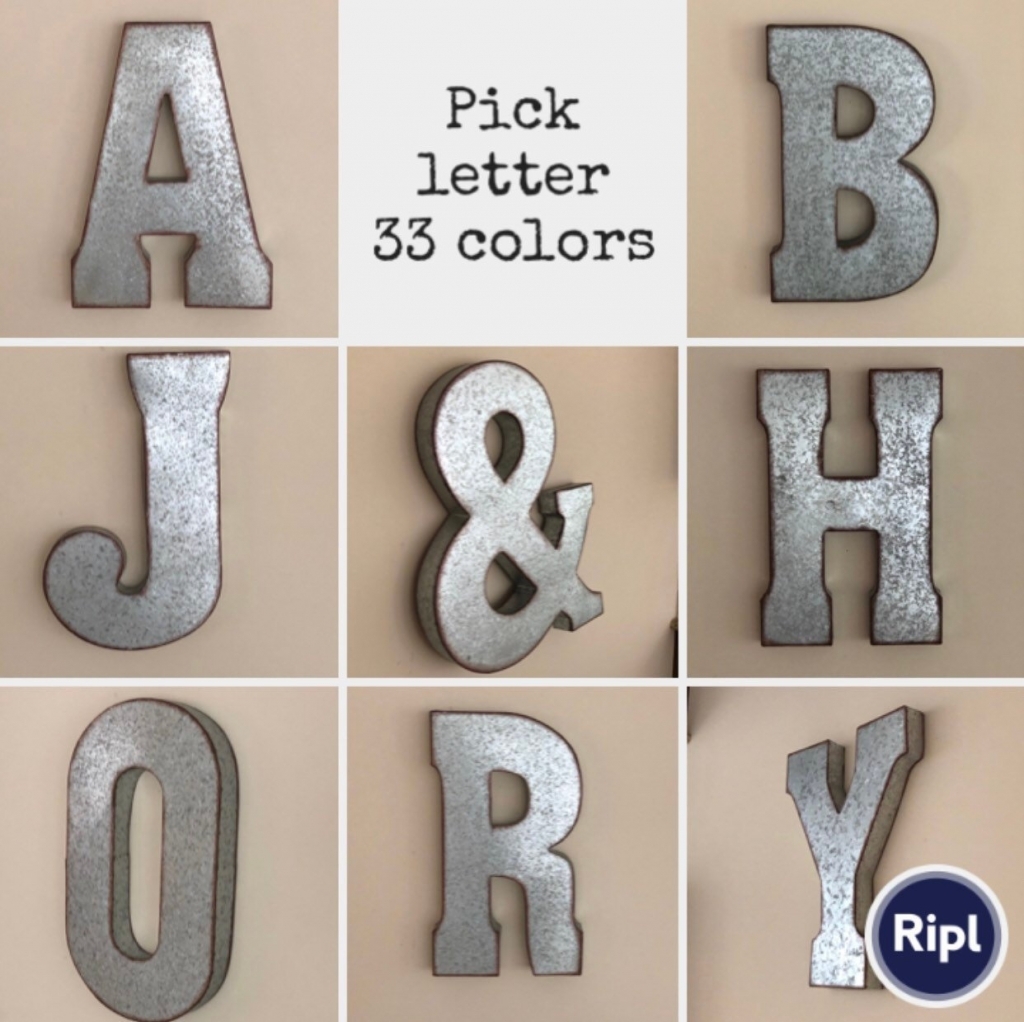 Extra Large Metal Letters/wall Decor/galvanized Metal Letters/love/wall  Letters/wedding Decor/20 Inch Metal Letters/wall Decor/20&quot;