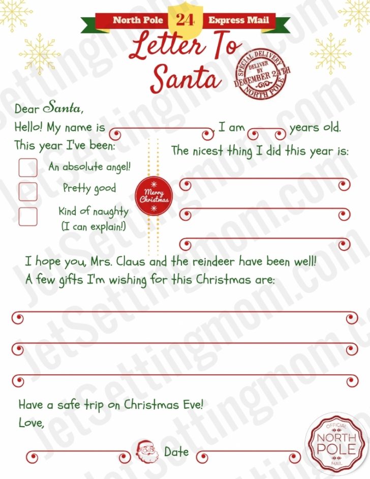 Christmas Letter Template