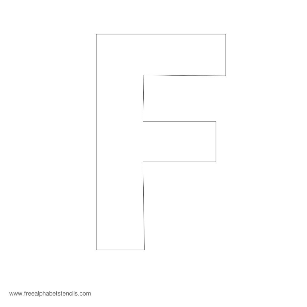 Large Alphabet Stencils | Freealphabetstencils