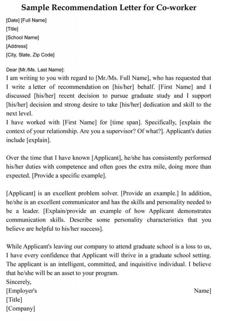 Sample Reference Letter For Colleague from www.dachametals.com