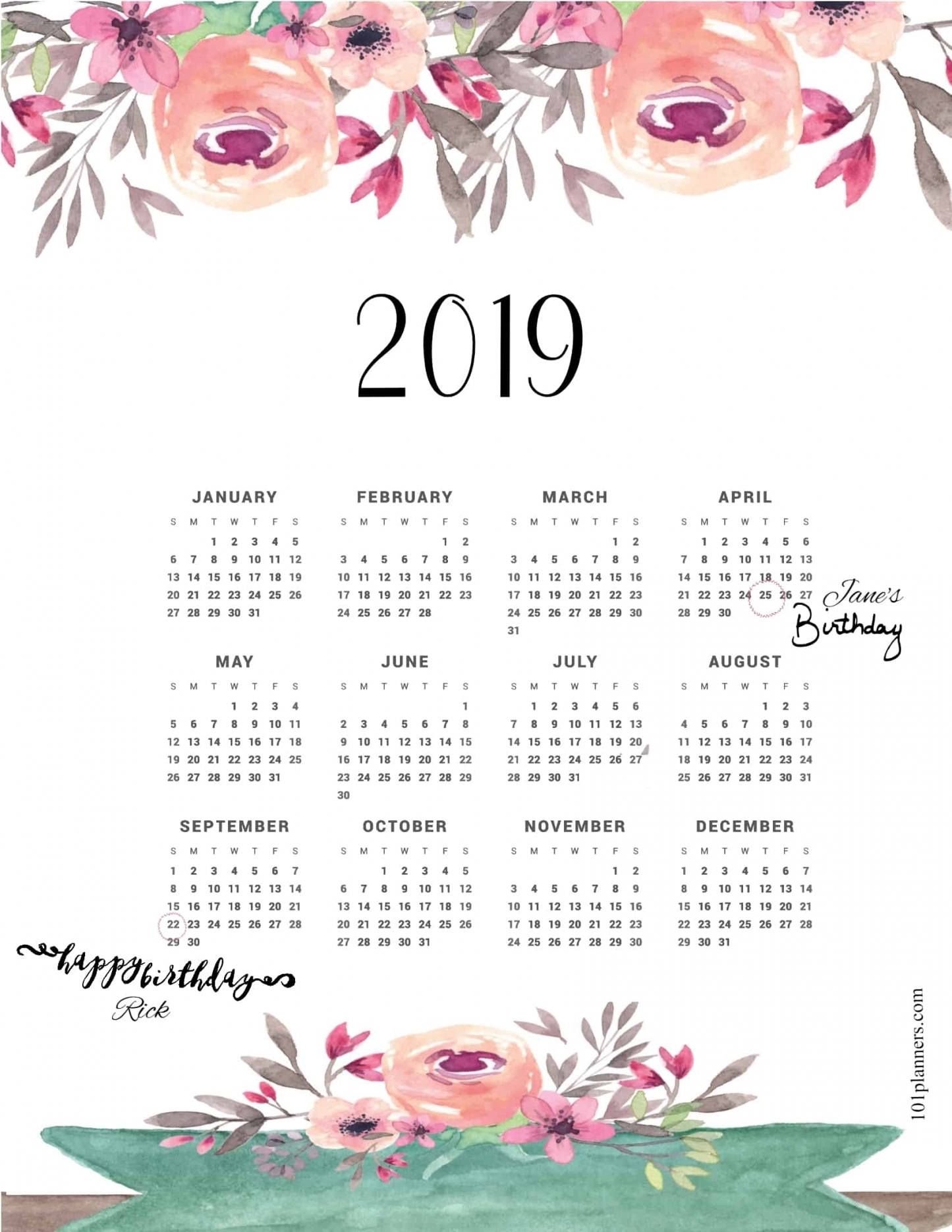 Weight Loss Calendar 2021 Printable