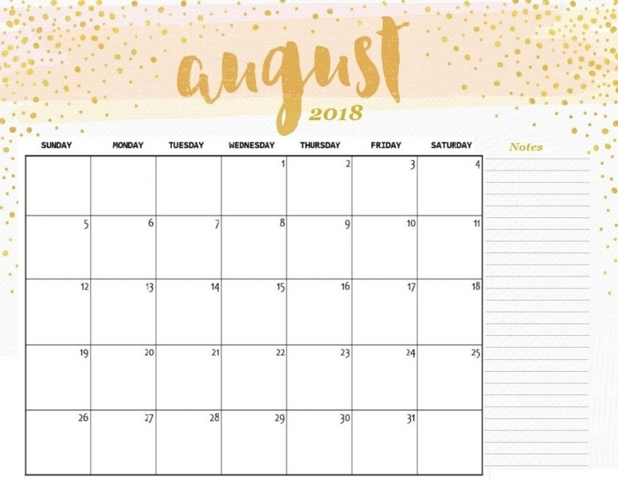 Printable Cute Calendar
