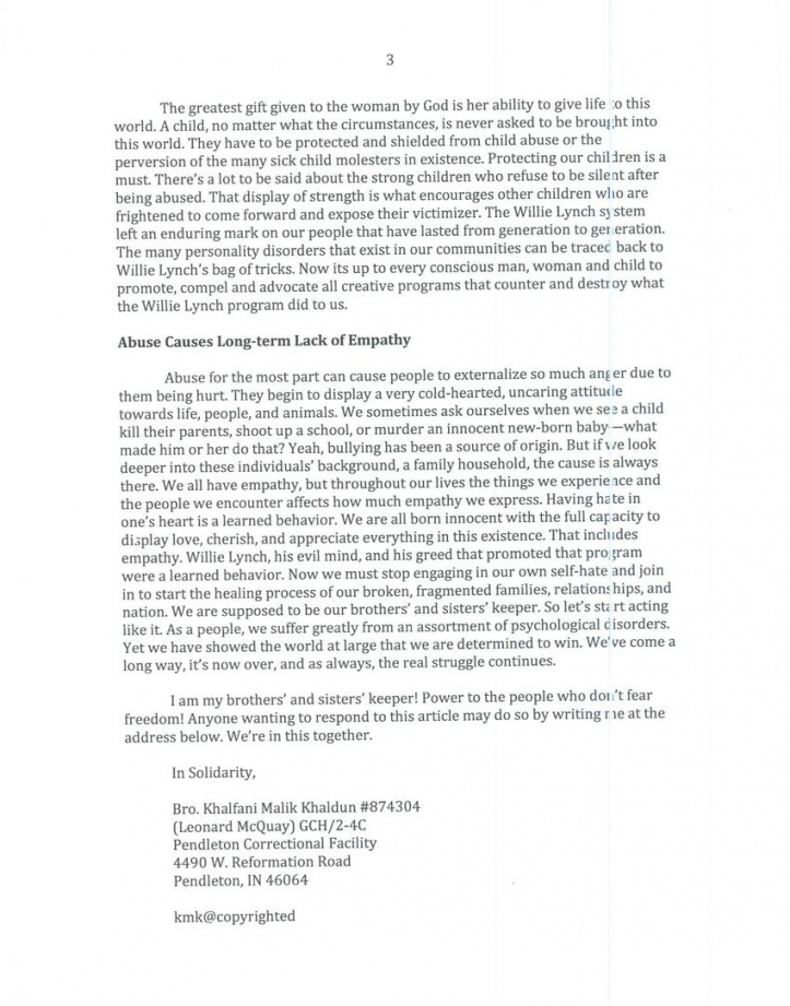 Willie Lynch Letter Pdf