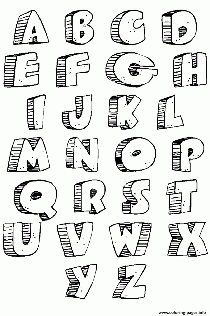 Printable Bubble Letters Free