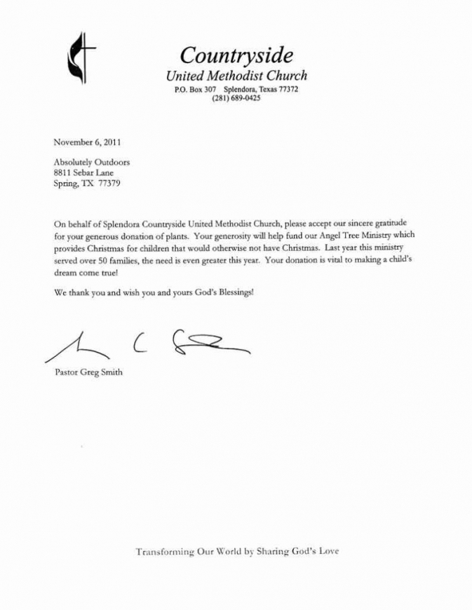 Sample Of Community Service Letter