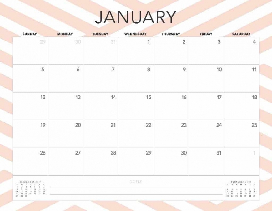 Printable Calendar Pages 2020 Printable Calendar Pages 2020