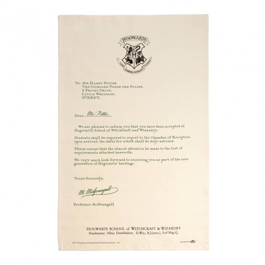 Harry Potter Letter From Hogwarts