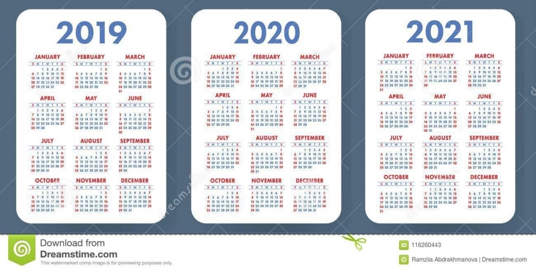 Printable Lined Calendar 2021