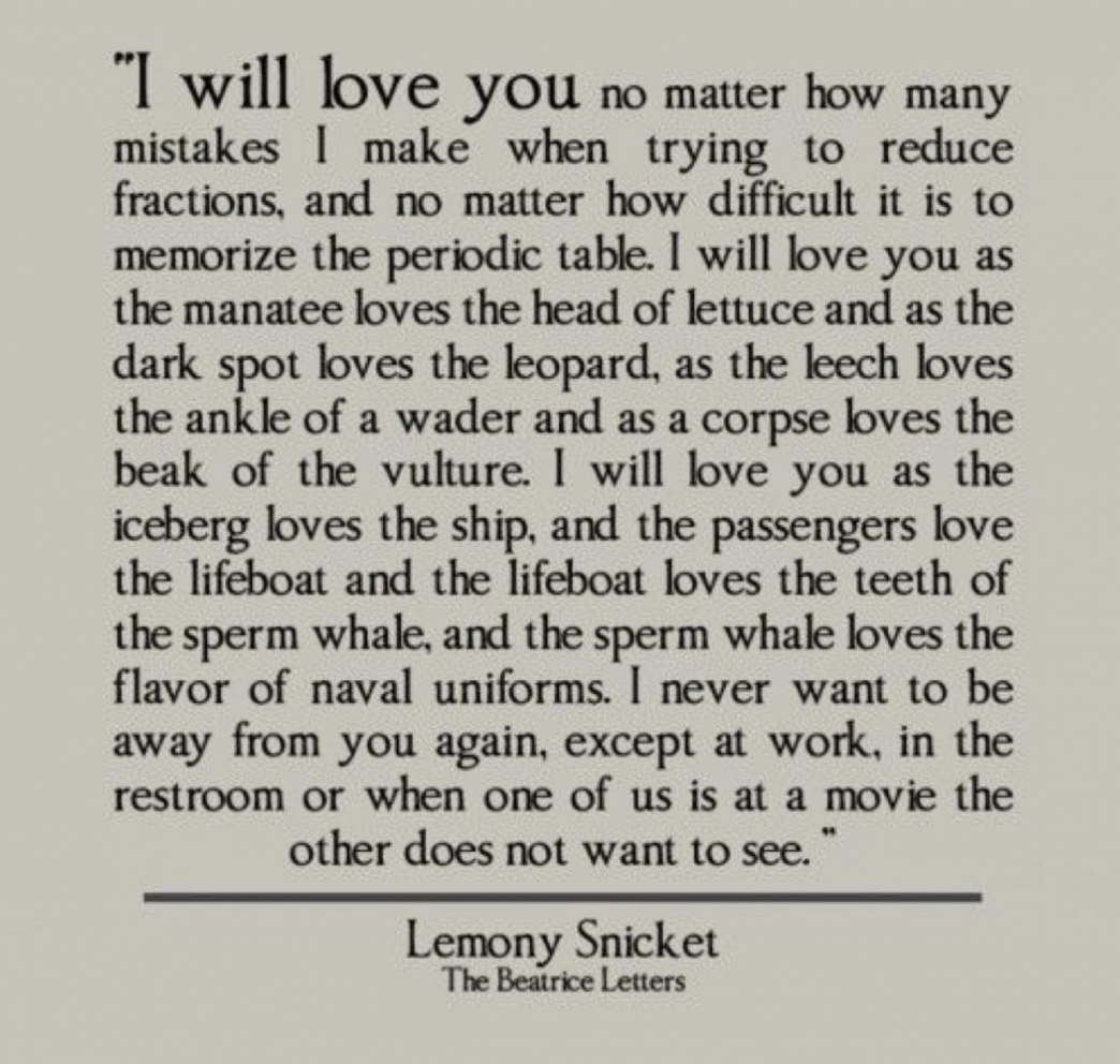 Lemony Snicket The Beatrice Letters