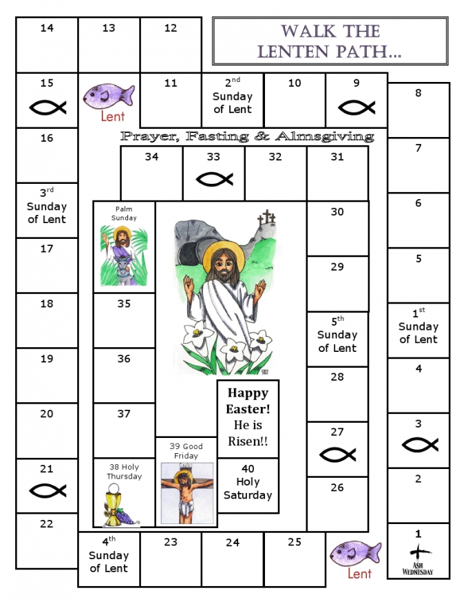 Lent Calendar For Kids 2020 Free Letter Templates