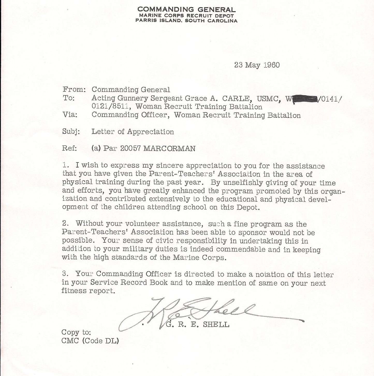 Army Ocs Letter Of Recommendation Example