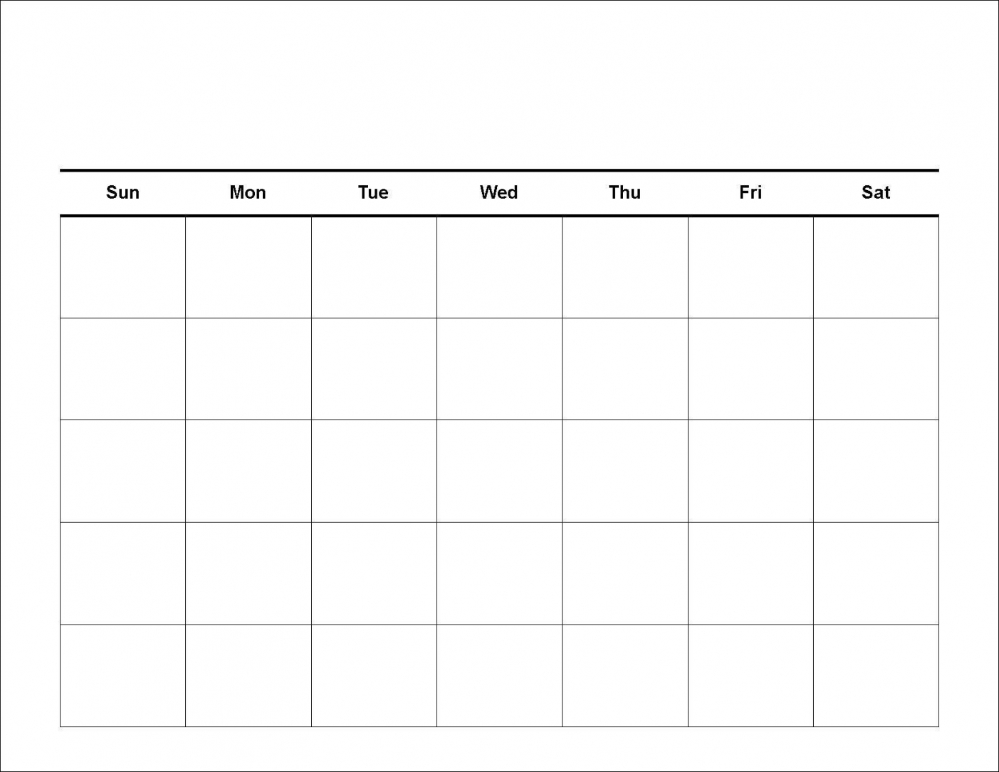 Blank 30 Day Calendar Template Free Letter Templates blank-30-day-calendar-template-free-letter-templates