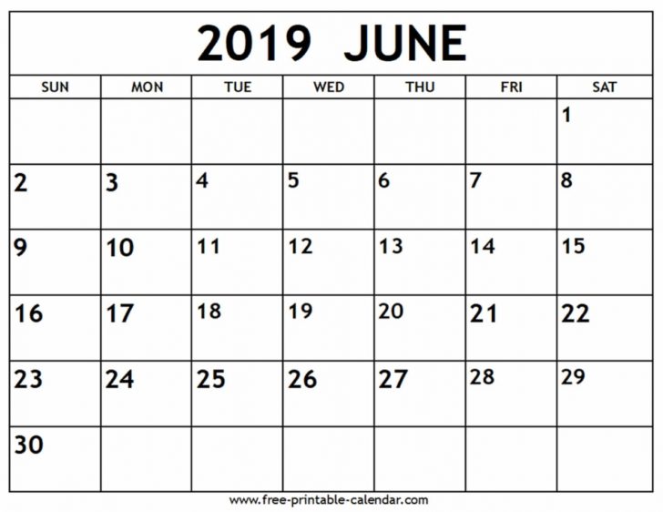 Free Printable June Calendar Calendar Printables Free Templates 