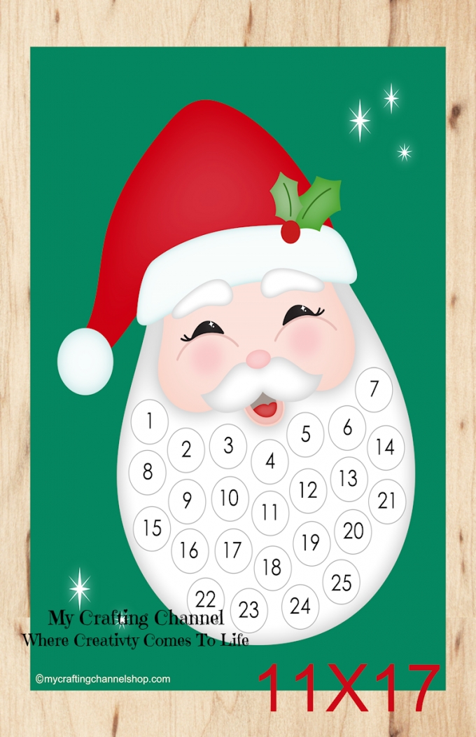 Advent Calendar Santa Beard 2020