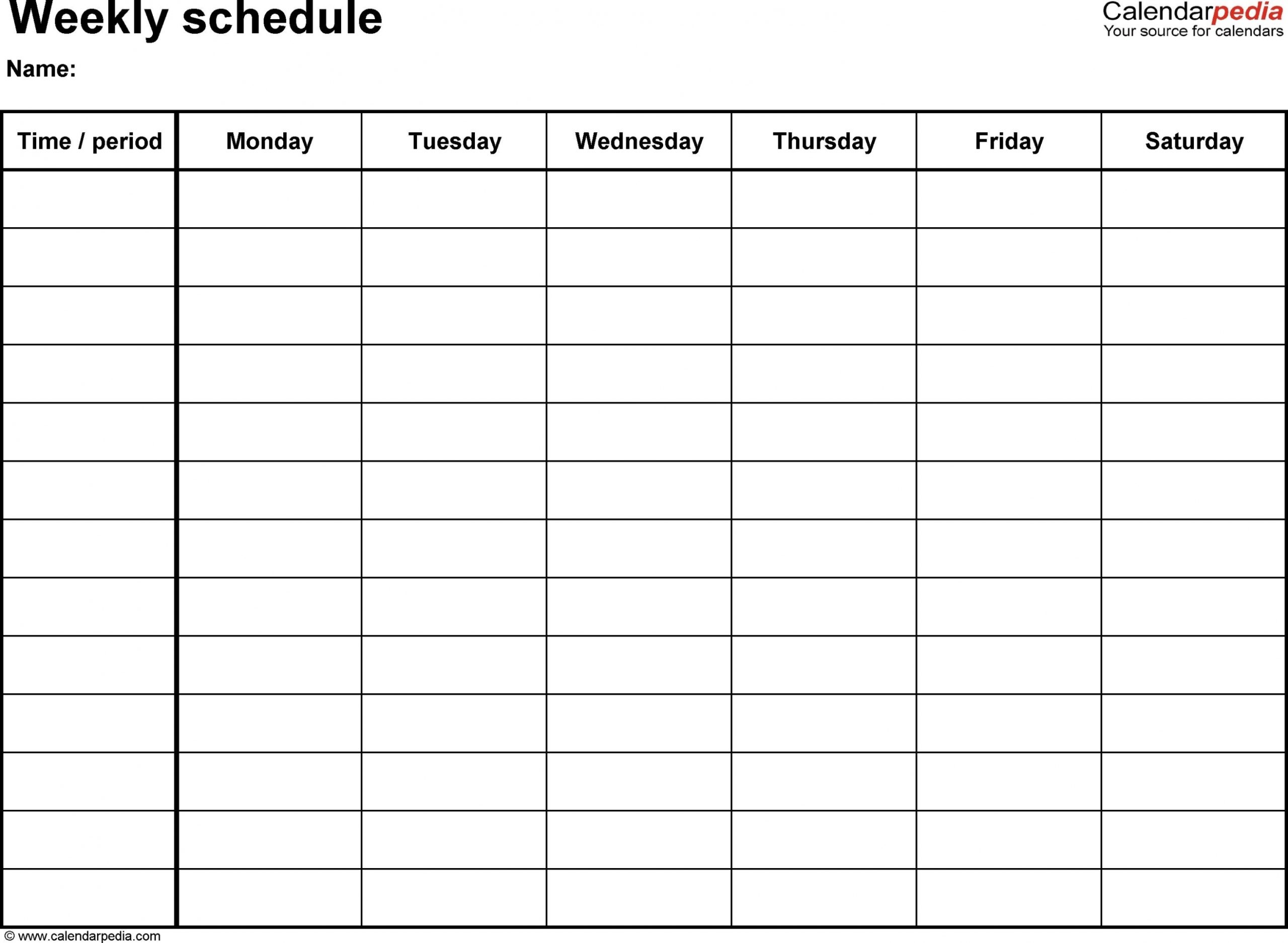 Printable Monthly Appointment Calendar Free Letter Templates