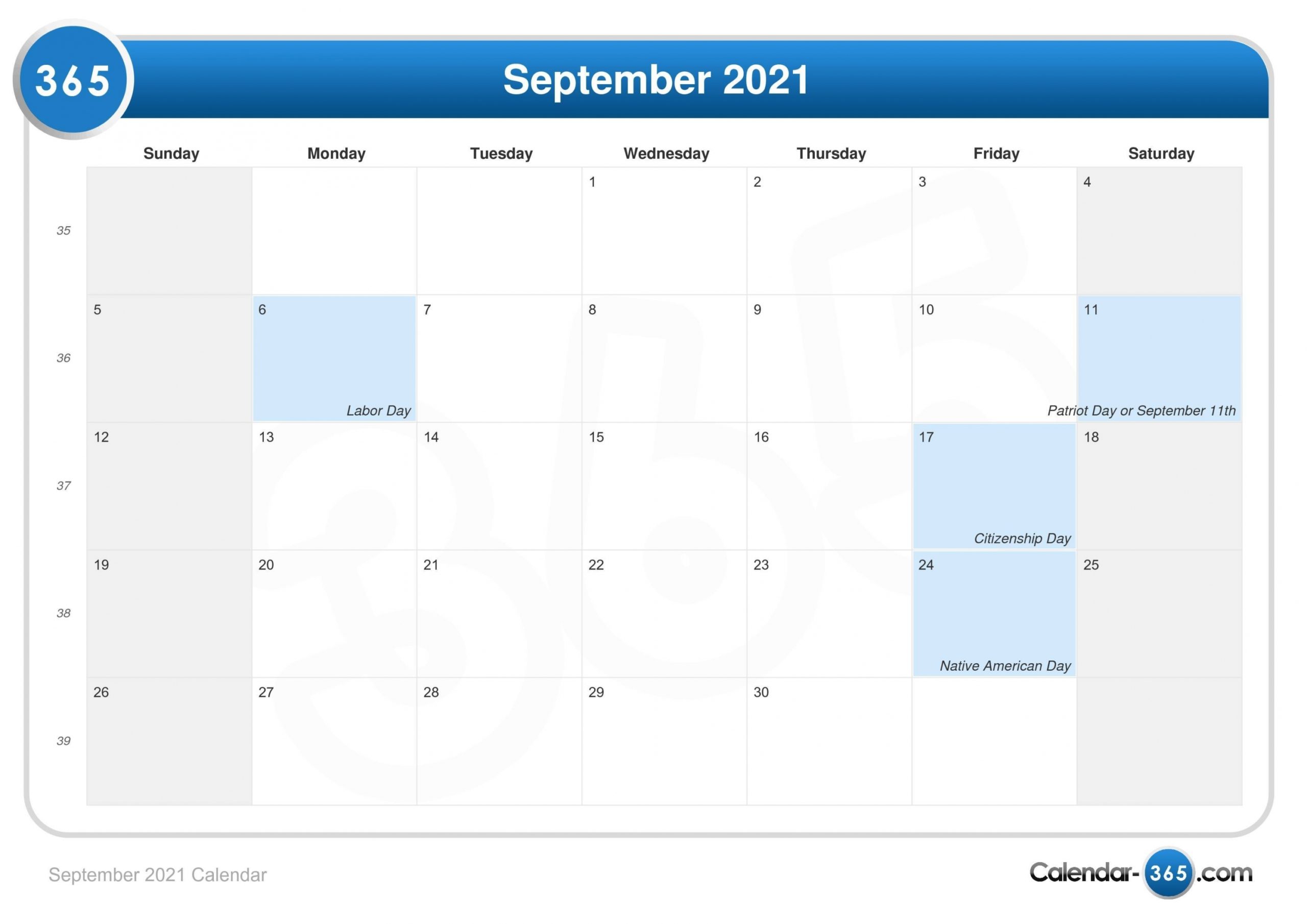 Moon Phases September 2021