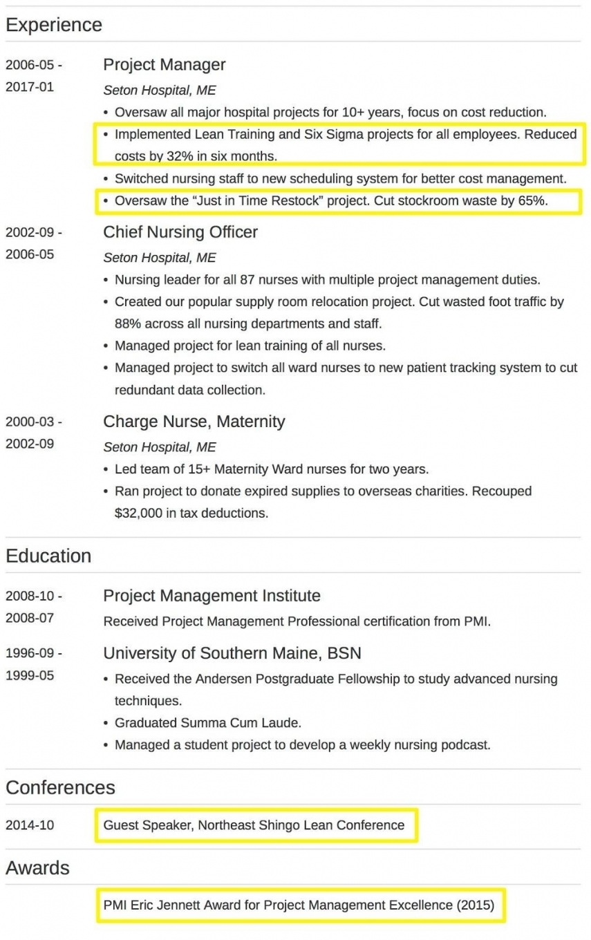 Resume Summary Of Qualifications Example