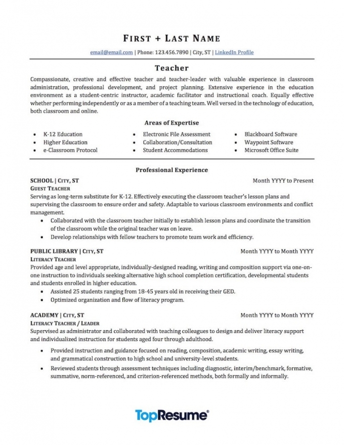 Examples Of Education Resumes