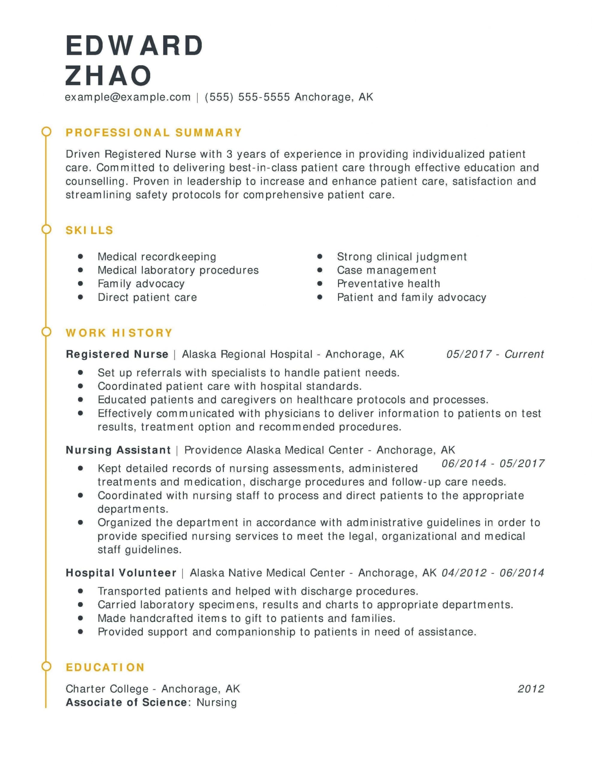 Resume Abilities Examples