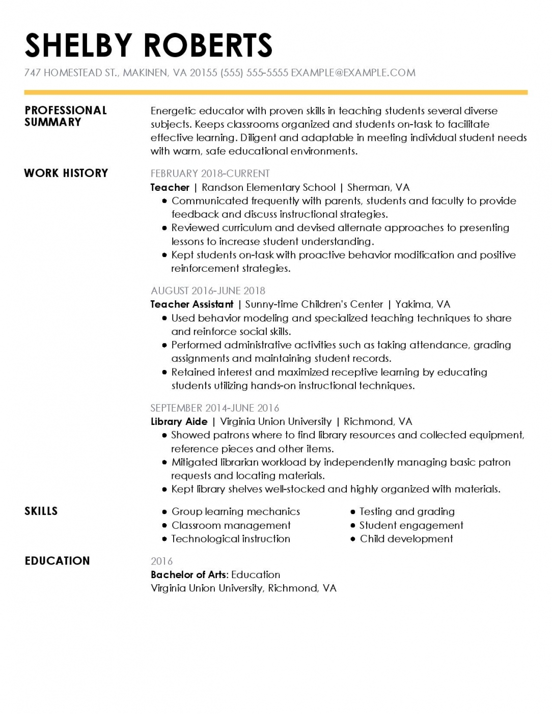 a summary for a resume examples