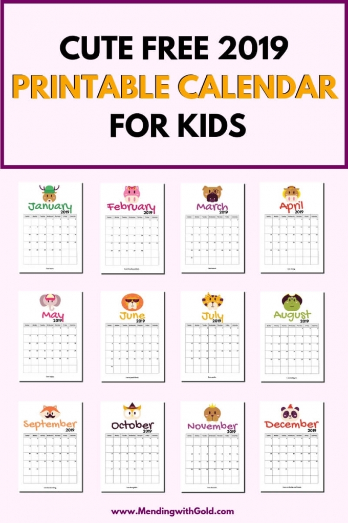 Preschool Calendar Printables Preschool Calendar Printables