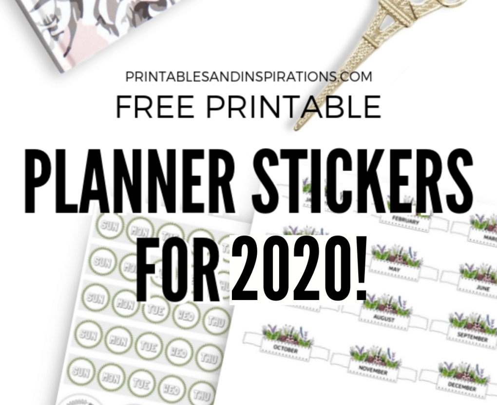 Free Printable Calendar Stickers Free Printable Calendar Stickers