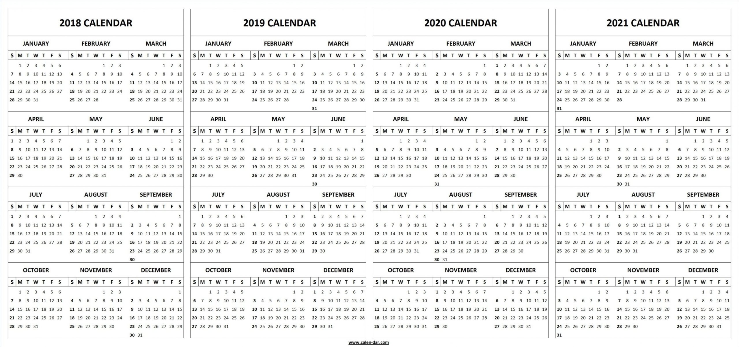 Free Preschool Calendar Printables 2021