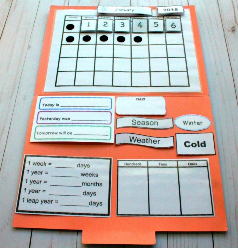 Preschool Calendar Printables Preschool Calendar Printables