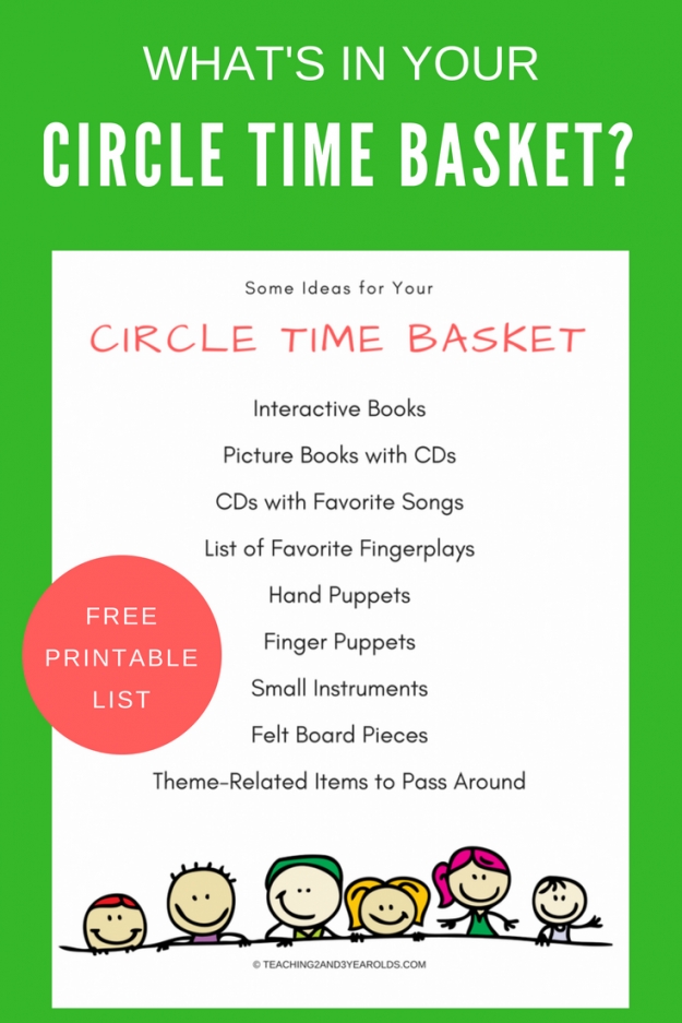 Circle Time Calendar Printables Circle Time Calendar Printables