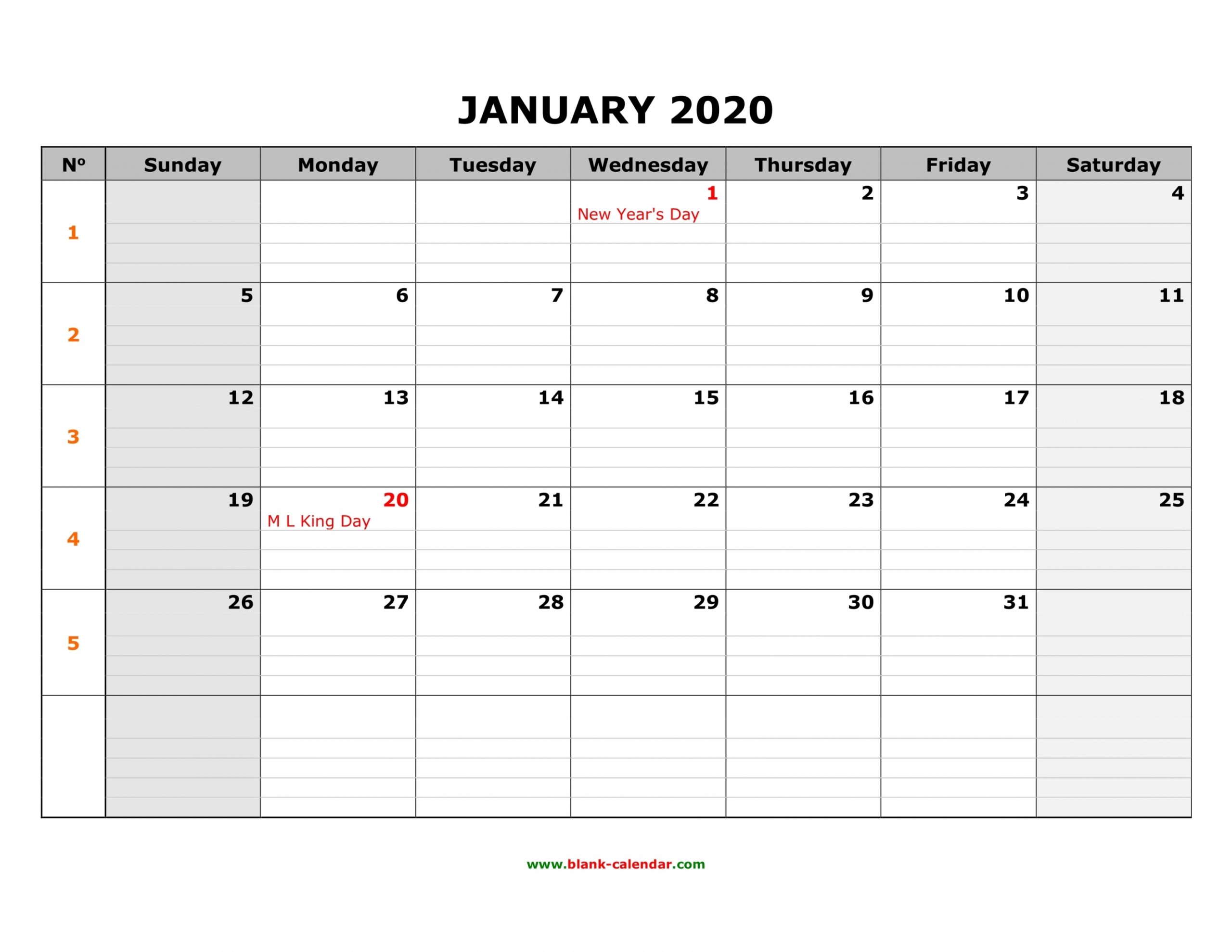 Free Printable Calendar With Lines To Write On Free Letter Templates