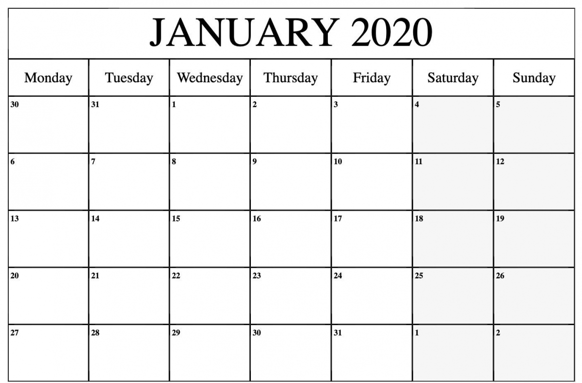 Pdf Printable Calander 2020 Templates Pdf Printable Calander 2020 Templates