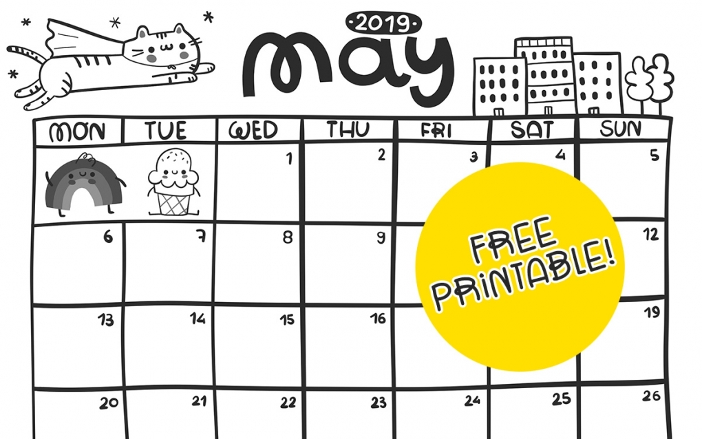 Free Printable Circle Time Calendar