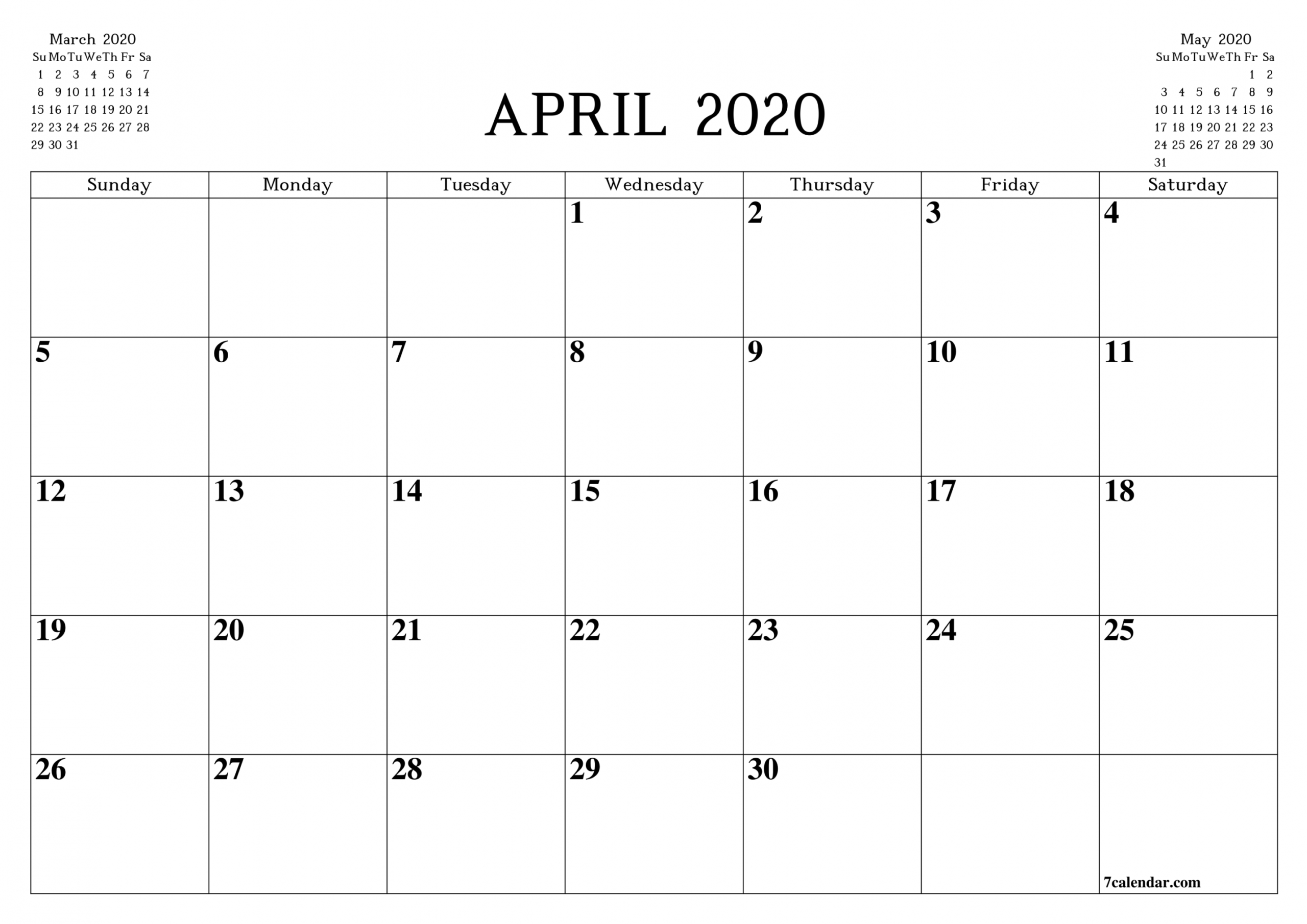 A3 Printable Calendar A3 Printable Calendar