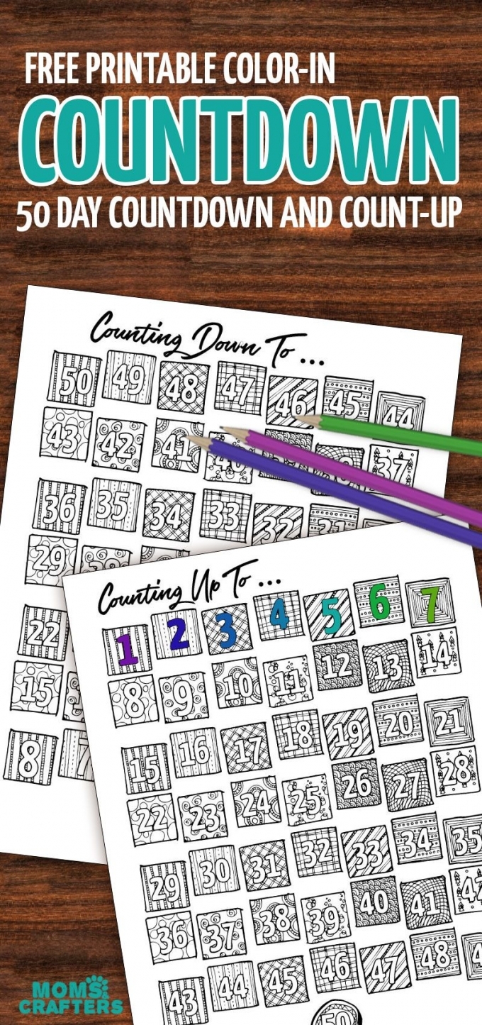 Make A Countdown Calendar Printable Make A Countdown Calendar Printable