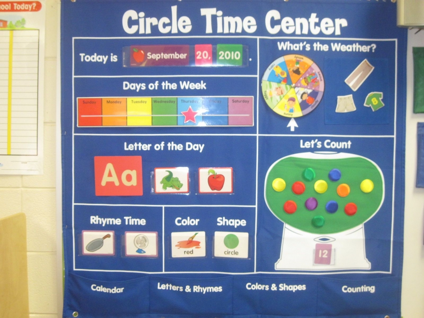 Circle Time Calendar Printables Free Letter Templates