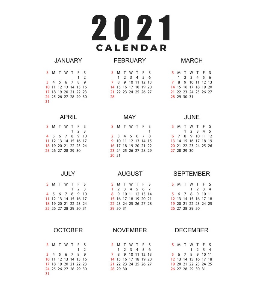 Free Printable Motivational Calendar 2021 | Free Letter Templates