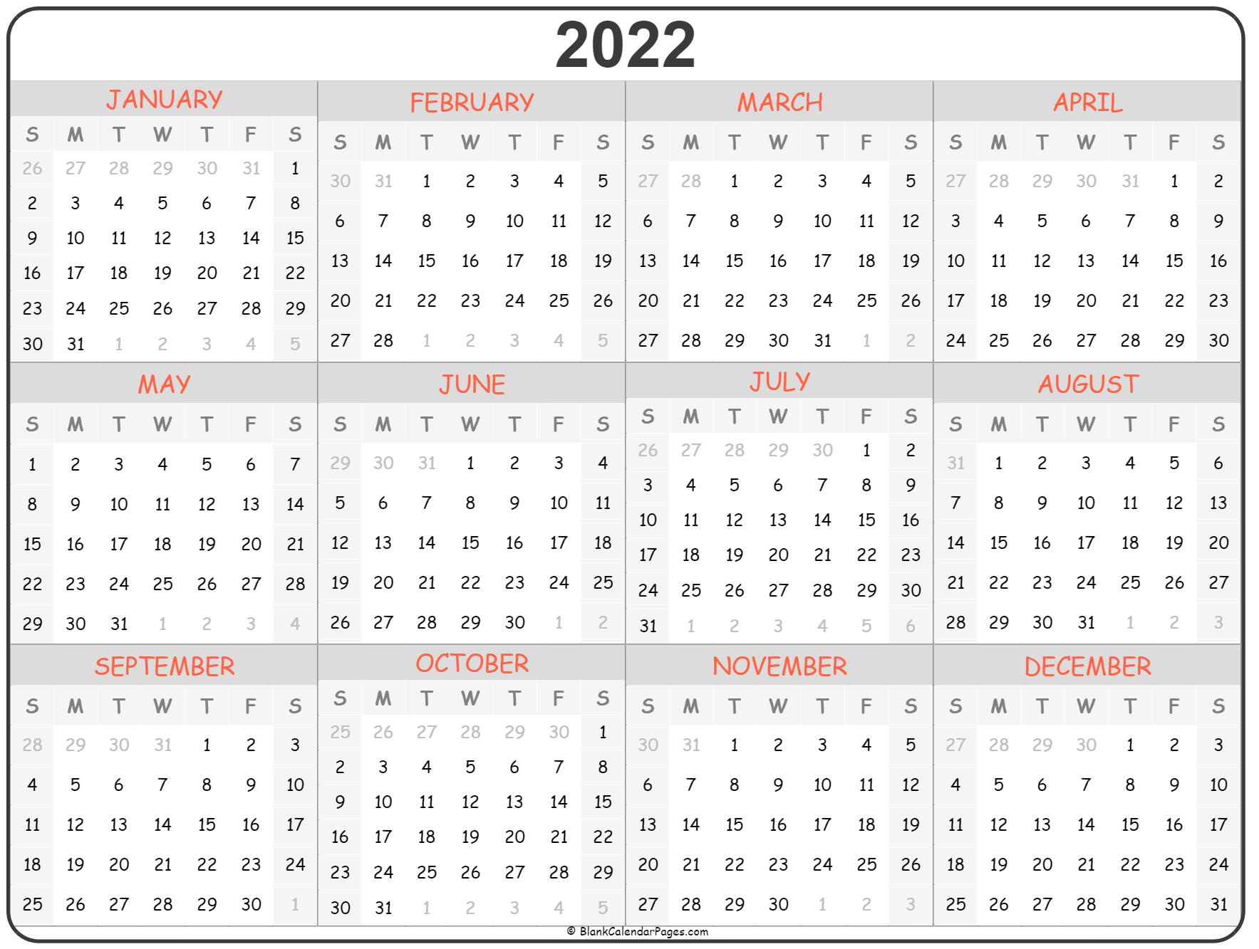 3 year calendar 2021 to 2022 printable free letter templates