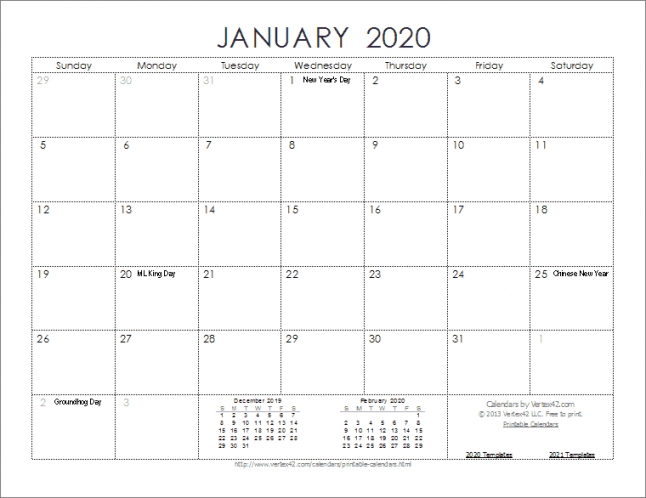 Free Calendar Printable 2020 Uk Free Calendar Printable 2020 Uk