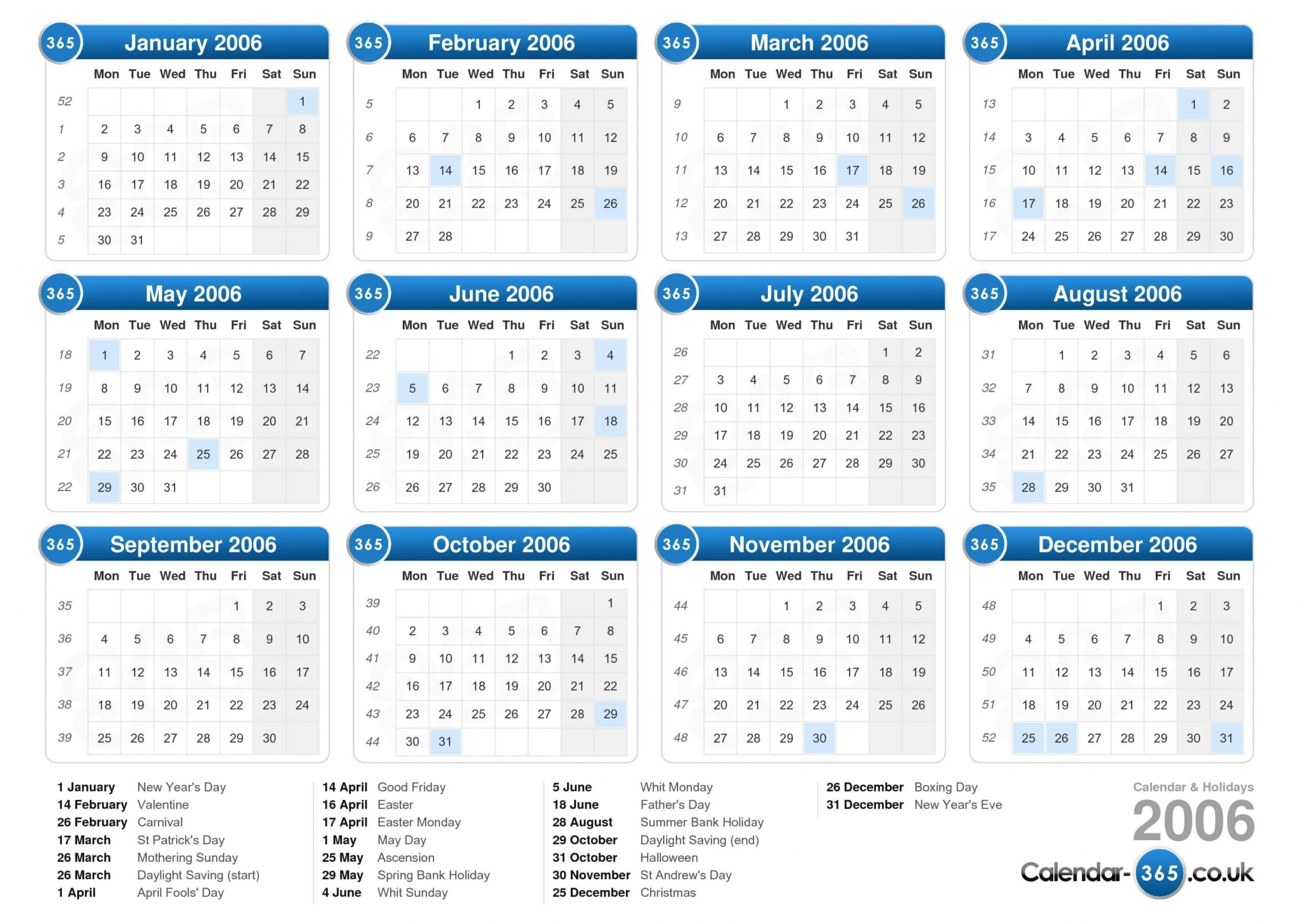 2021 Printable Calendar Uk
