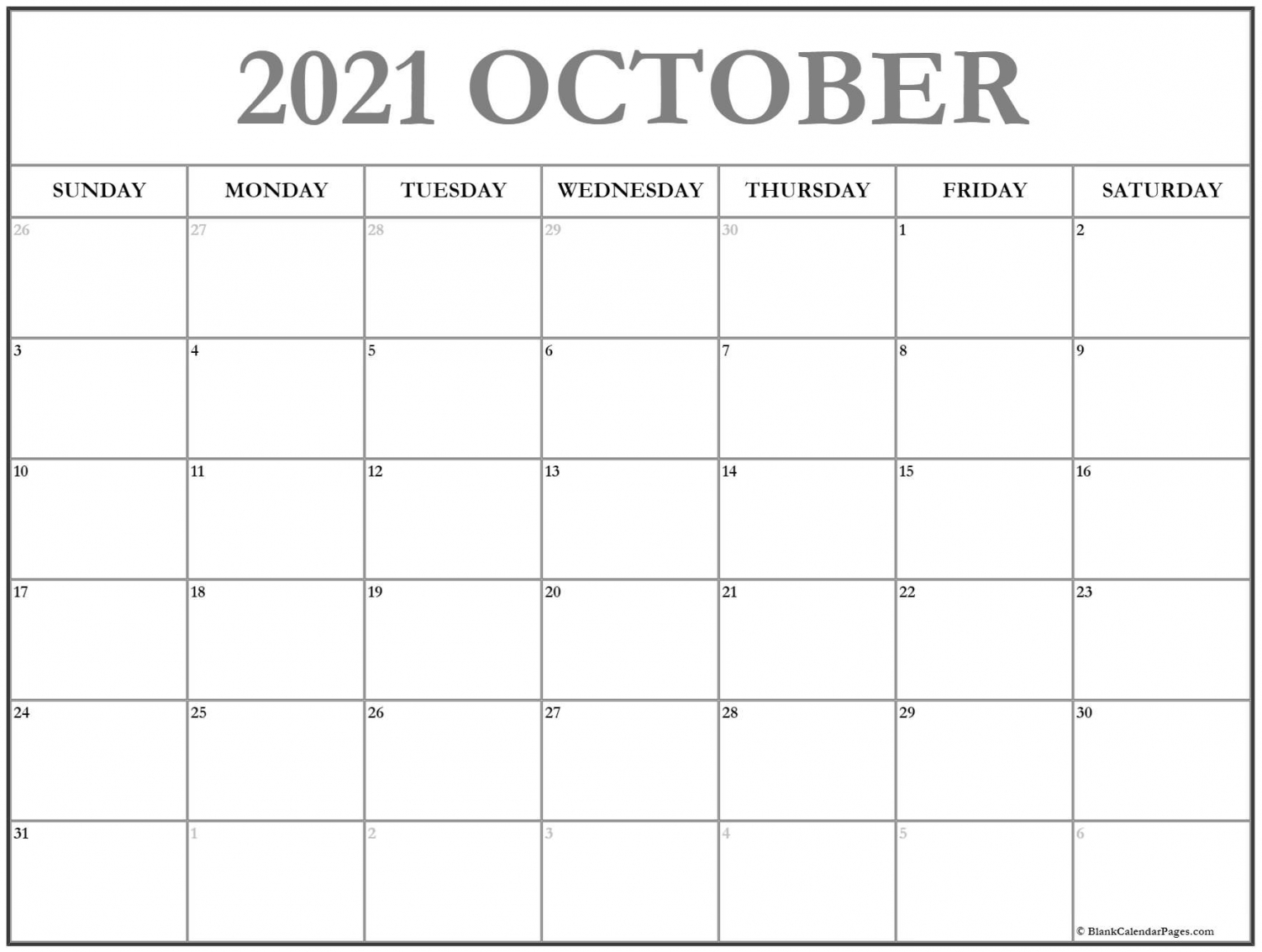 2021 Weekly Calendar Printable