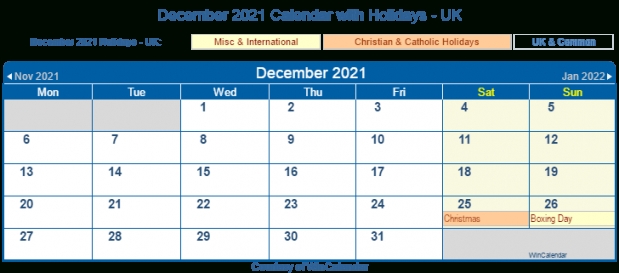2021 Printable Calendar Uk