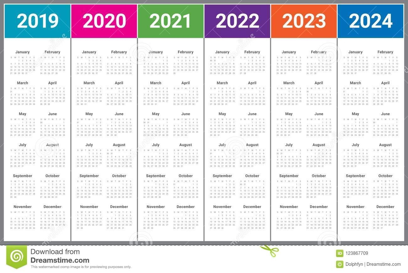 3 Year Calendar 2022 To 2024 | Ten Free Printable Calendar ...