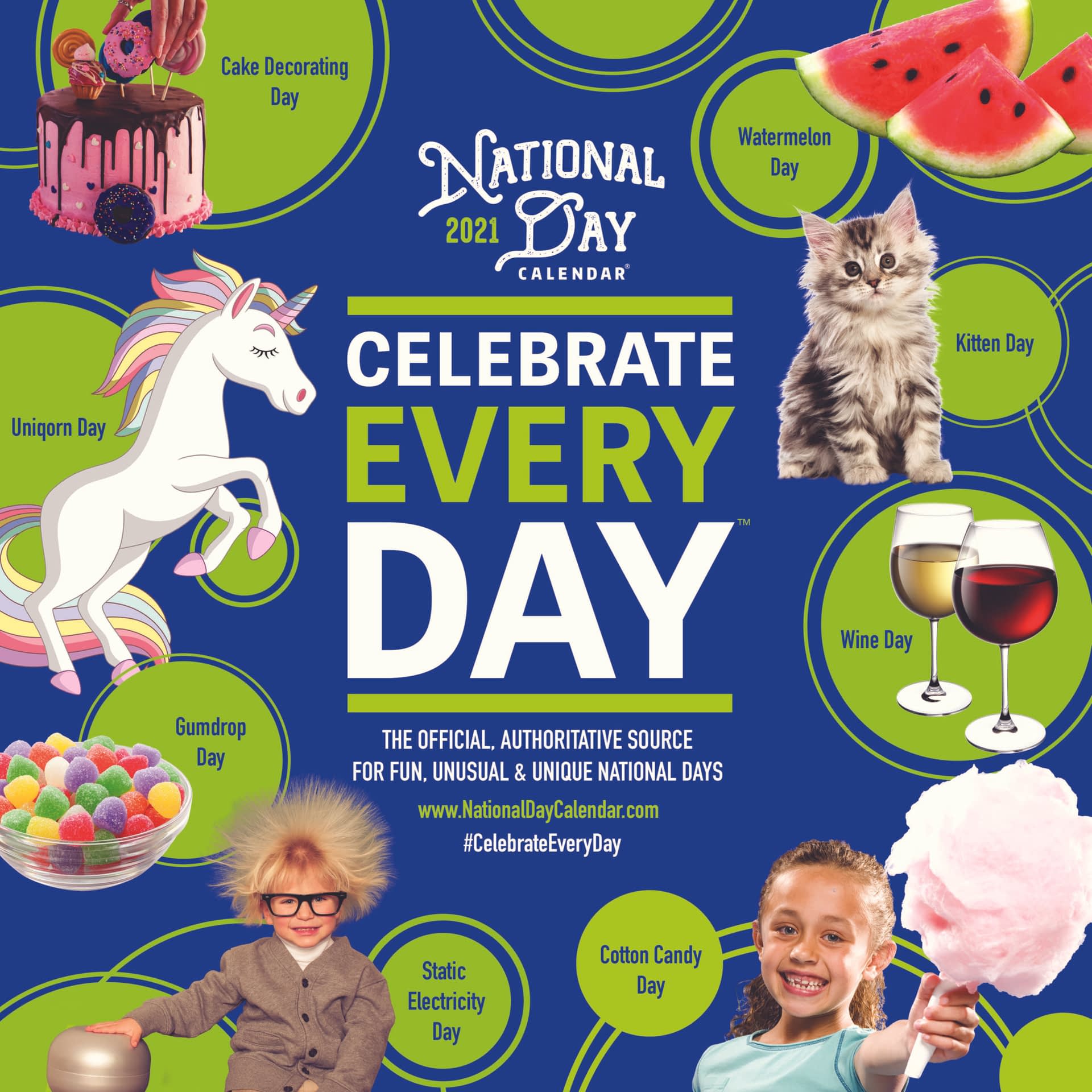 National Food Day Calendar 2021 Printable Free Letter Templates