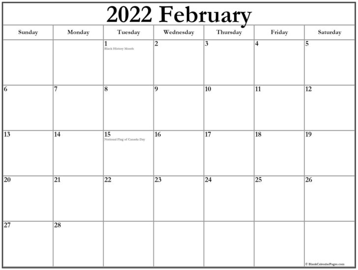 Calendar 2022 Canada Printable Free Letter Templates