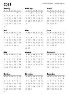 Modèle Calendrier 2021 à Imprimer in 2020 | Bullet journal ...
